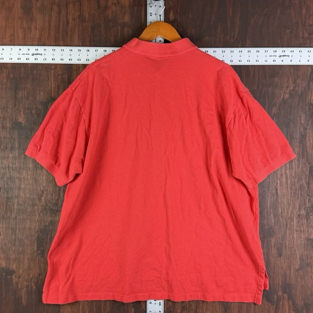 Polo Ralph Lauren Polo‎ Shirt Short Sleeve Classic Fit Logo Pony Red Mens 2XB